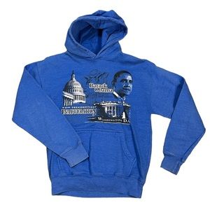 Retro hoodie Barack Obama Presidential Race Sweatshirt